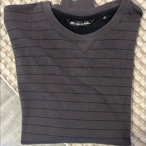Travis Mathew  Striped Crewneck Sweatshirt